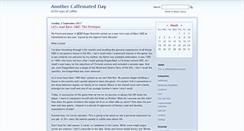 Desktop Screenshot of anothercaffeinatedday.com